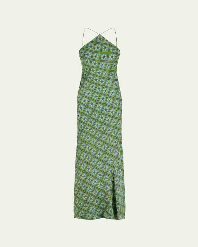 Elisa Silk Maxi Dress